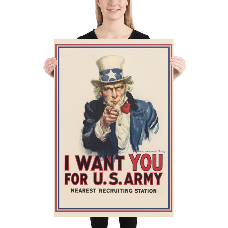 I want you for U.S. Army. USA, WW1, 1917 — vintage poster