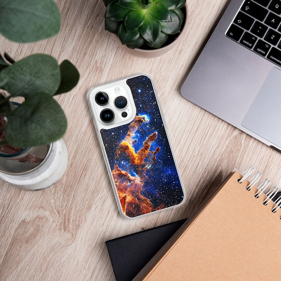 JWST Pillars of Creation 2022 (James Webb/JWST) — Transparent iPhone space Case (iPhone 14/13/12 case). Space iPhone case