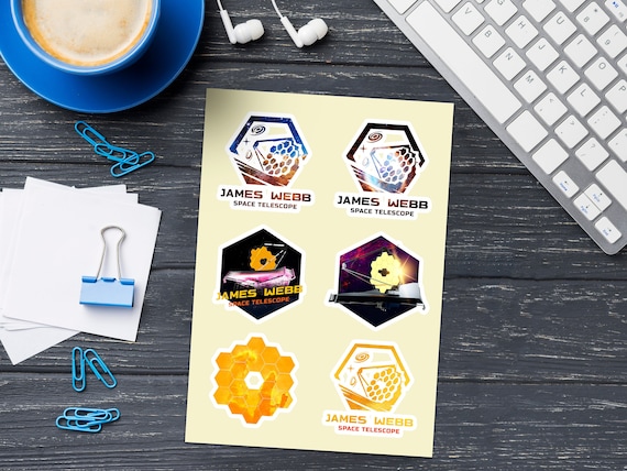 James Webb Space Telescope. JWST First Deep Field — Space sticker, sticker pack,sticker sheet, vinyl sticker, phone sticker, laptop stickers