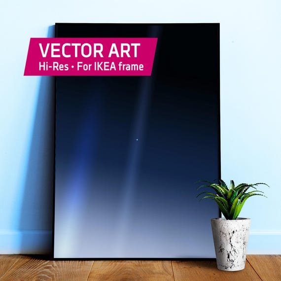 Pale Blue Dot poster, NASA Voyager 1 (2020 revision) — Space poster. Science print, deep space photo, nerdy wall decor, vector art