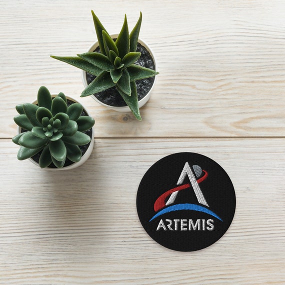 NASA Artemis logo — embroidered patch, space patches, nasa patch, retro patch, vintage patch