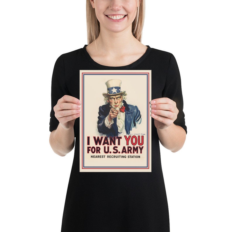 I want you for U.S. Army. USA, WW1, 1917 — vintage poster