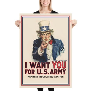 I want you for U.S. Army. USA, WW1, 1917 — vintage poster