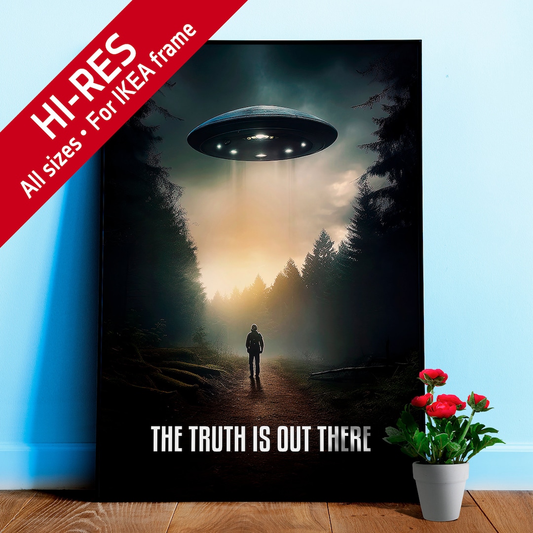 The Truth is Out There / the X-files Poster Sci-fi Poster, Movie Poster - The X Files The Truth Is Out There