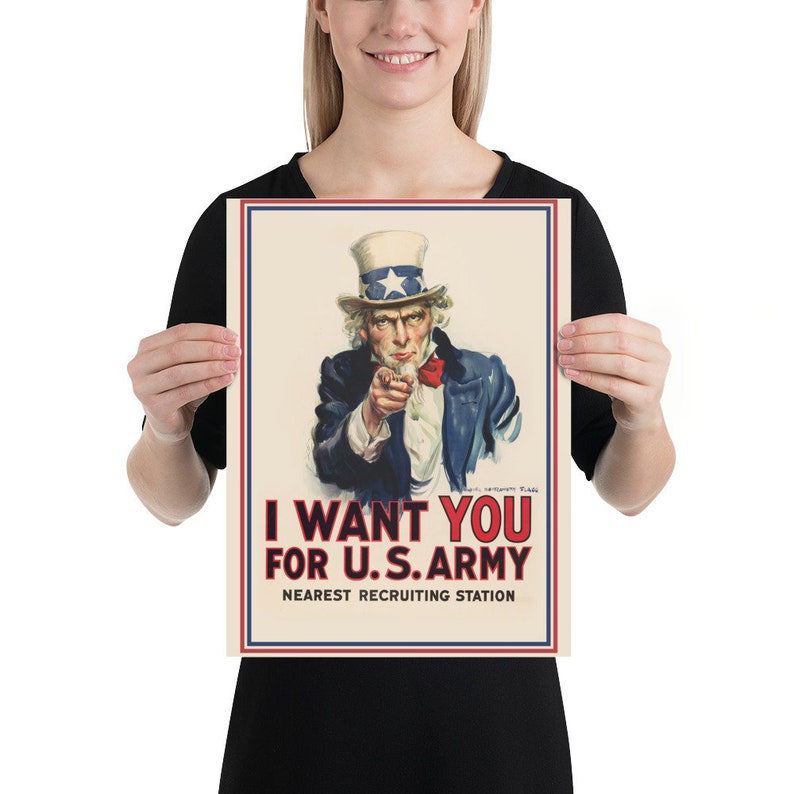 I want you for U.S. Army. USA, WW1, 1917 — vintage poster