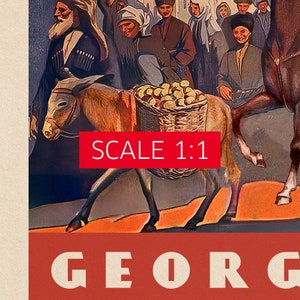 Georgia, 1930s — retro travel poster, vintage travel art, retro travel wall art