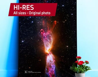 Lynds 483 (James Webb/JWST) — Space poster | Science art print, star photo, nasa jwst picture