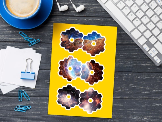 James Webb Space Telescope. JWST First Deep Field — Space sticker, sticker pack,sticker sheet, vinyl sticker, phone sticker, laptop stickers
