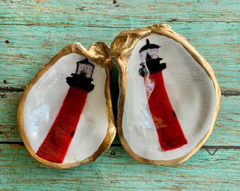 Jupiter Lighthouse Vintage Oyster Shell