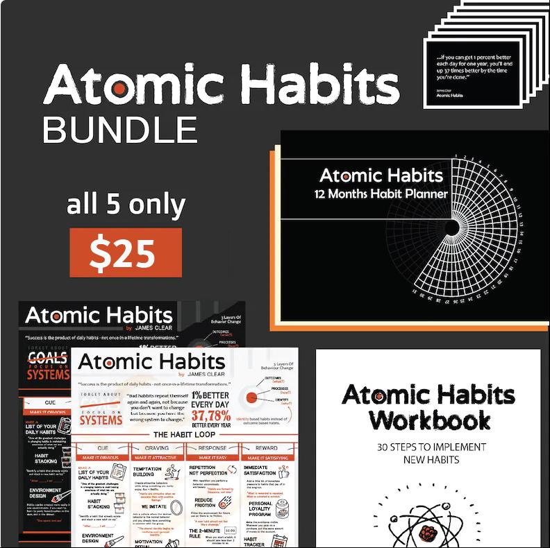 Atomic Habits BUNDLE, High Quality, Instant Download