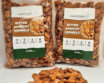 Apricot kernels Seeds Natural Organic raw Bitter bio 0.227 kg.