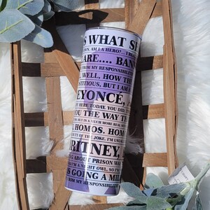 The Office // Michael Scott Qoutes // 20oz Skinny Tumbler