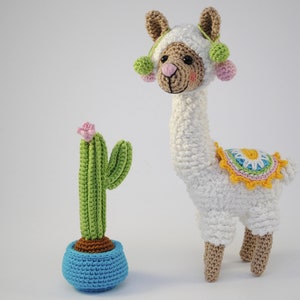 Amigurumi Crochet Alpaca Llama - stuffed alpaca - crocheted llama - amigurumi miniature alpaca
