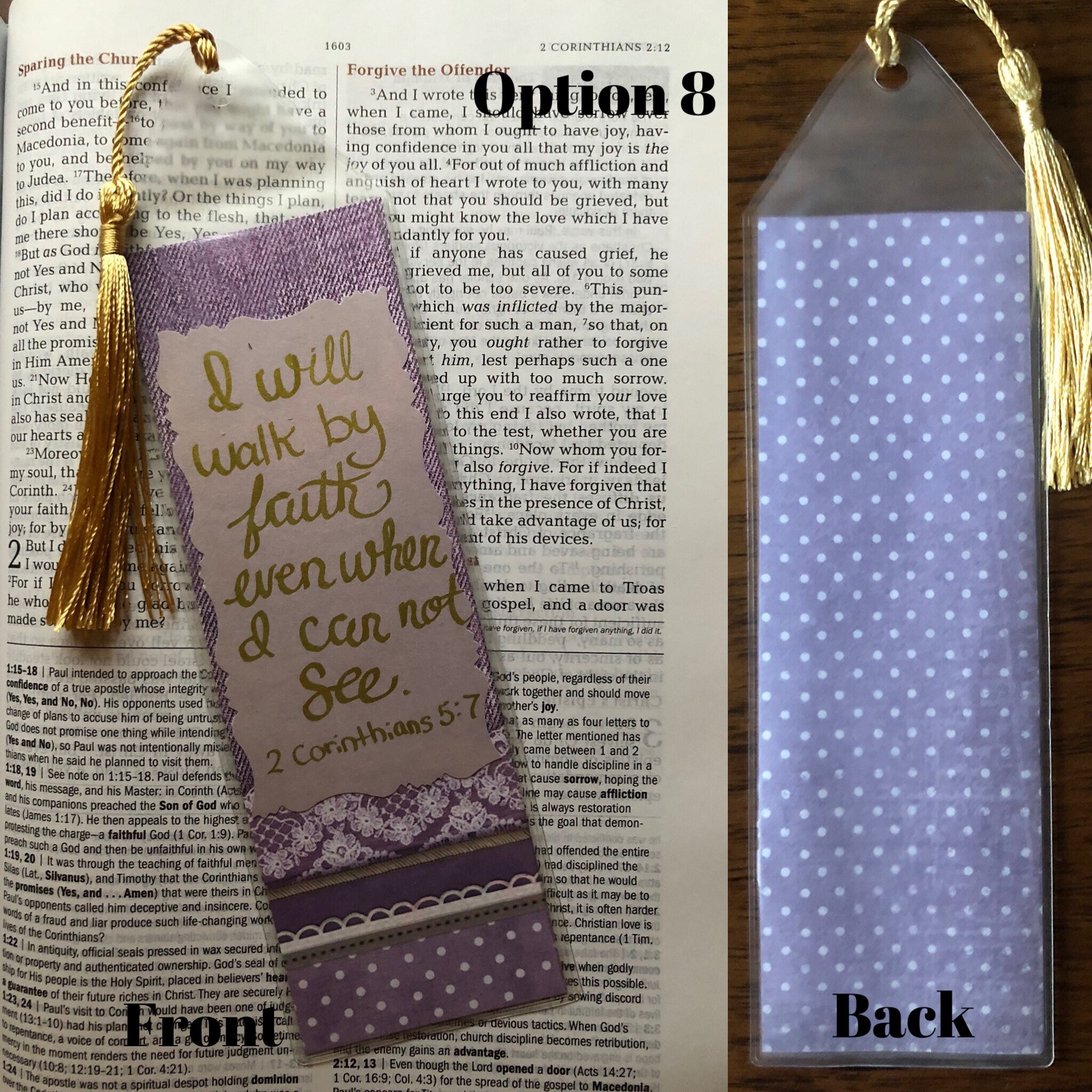 Assortment of Bible Verse Bookmarks Etsy Sewing projects bookmarks diy fabric easy beginners hative adorable
