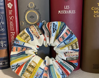 Book Hair Scrunchie