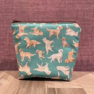 Golden Retriever Zipper Pouch