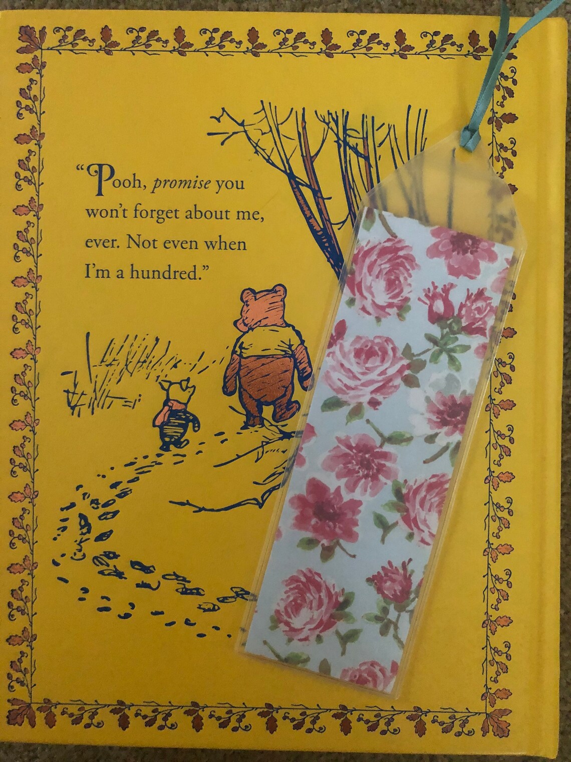 Winnie the Pooh Bookmark Etsy
