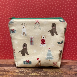 Christmas Dog Zipper Pouch