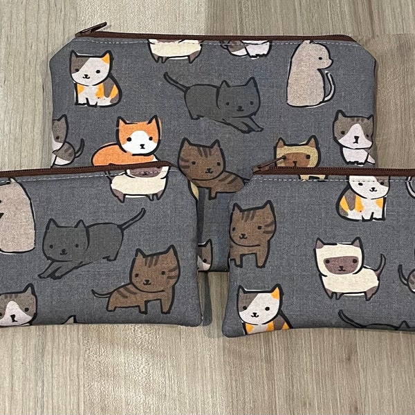 Cat Zipper Pouch