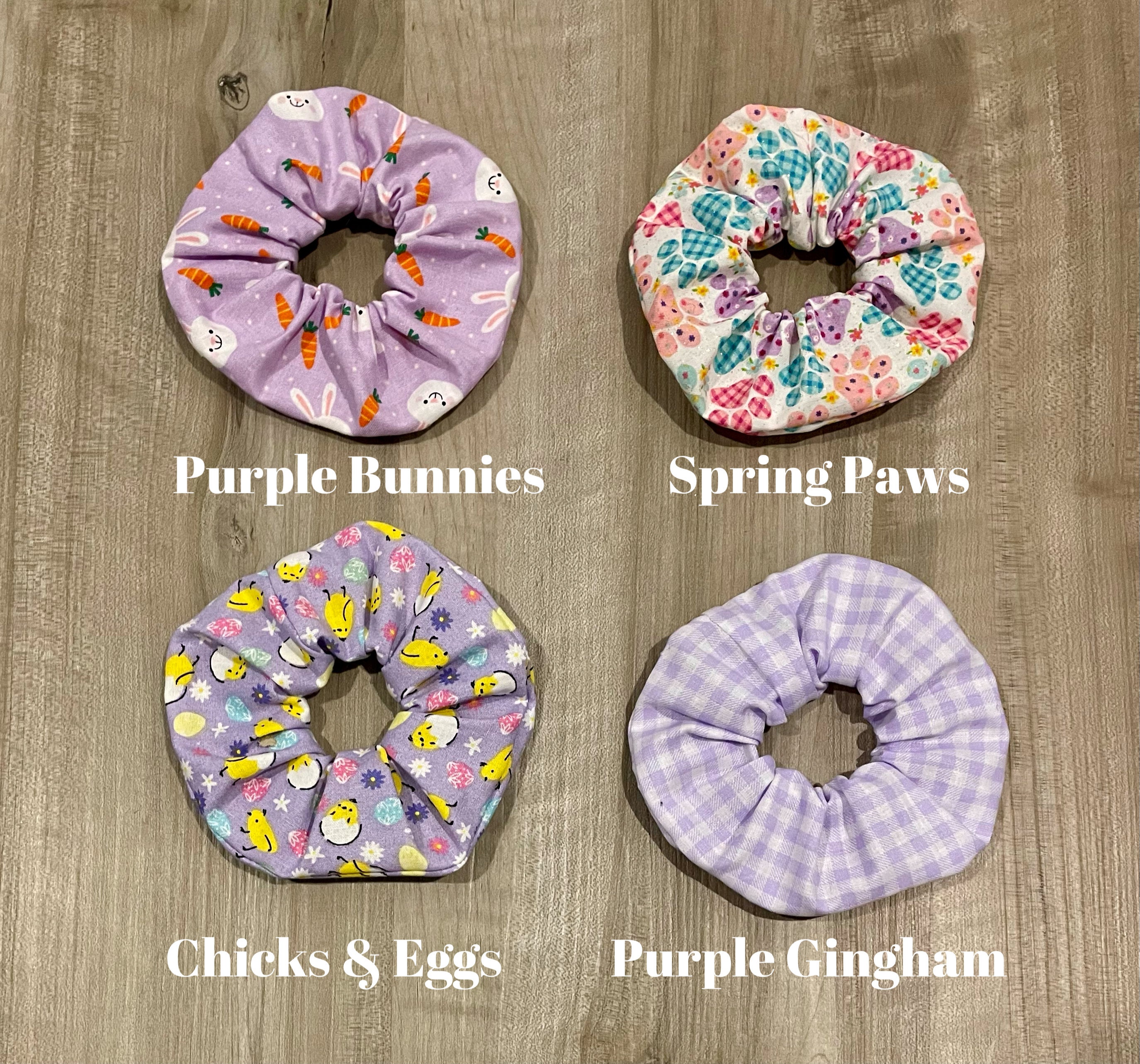 Spring Hair Scrunchies - Etsy