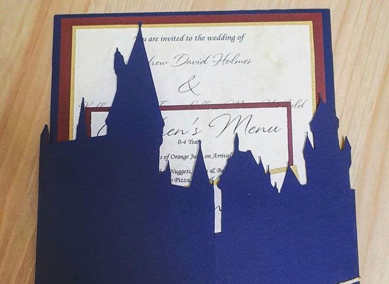 Invitacion De Boda Harry Potter