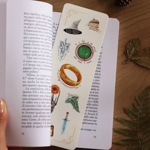 Segnalibro Terra Di Mezzo, LOTR Segnalibro, Tolkien, Regalo Lotr, Segnalibro Tolkien, Frodo Baggins, Terra Di Mezzo Segnalibro, Regalo Nerd