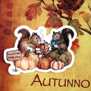 Adesivi Spooky, Adesivi Cozy, Illustrazioni Autunnali, Stagione Autunnale Cosy, Decorazioni Autunnali, Halloween Decor, Adesivi Witchy