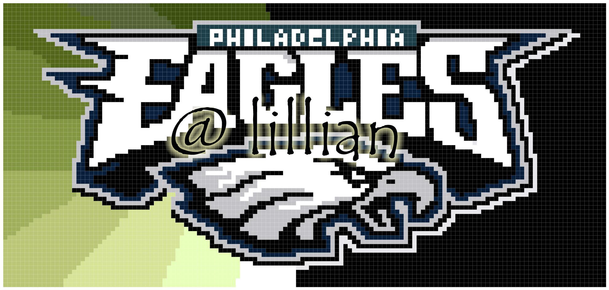 NFL PHILADELPHIA EAGLES Cross Stitch Pattern | Etsy