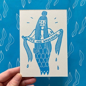 You are wonderful | Postkarte