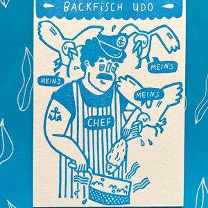 Baked Fish Udo postcard image 5