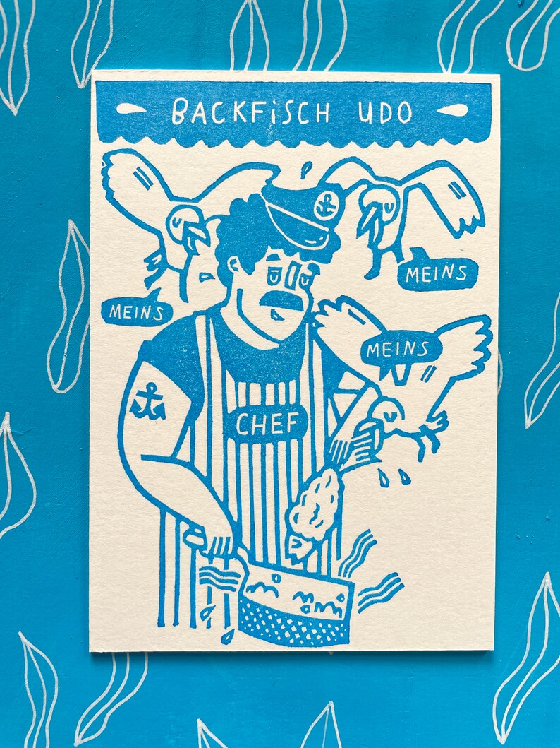Baked Fish Udo postcard image 5