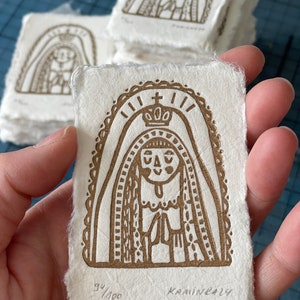 Little Mary Lino print image 6