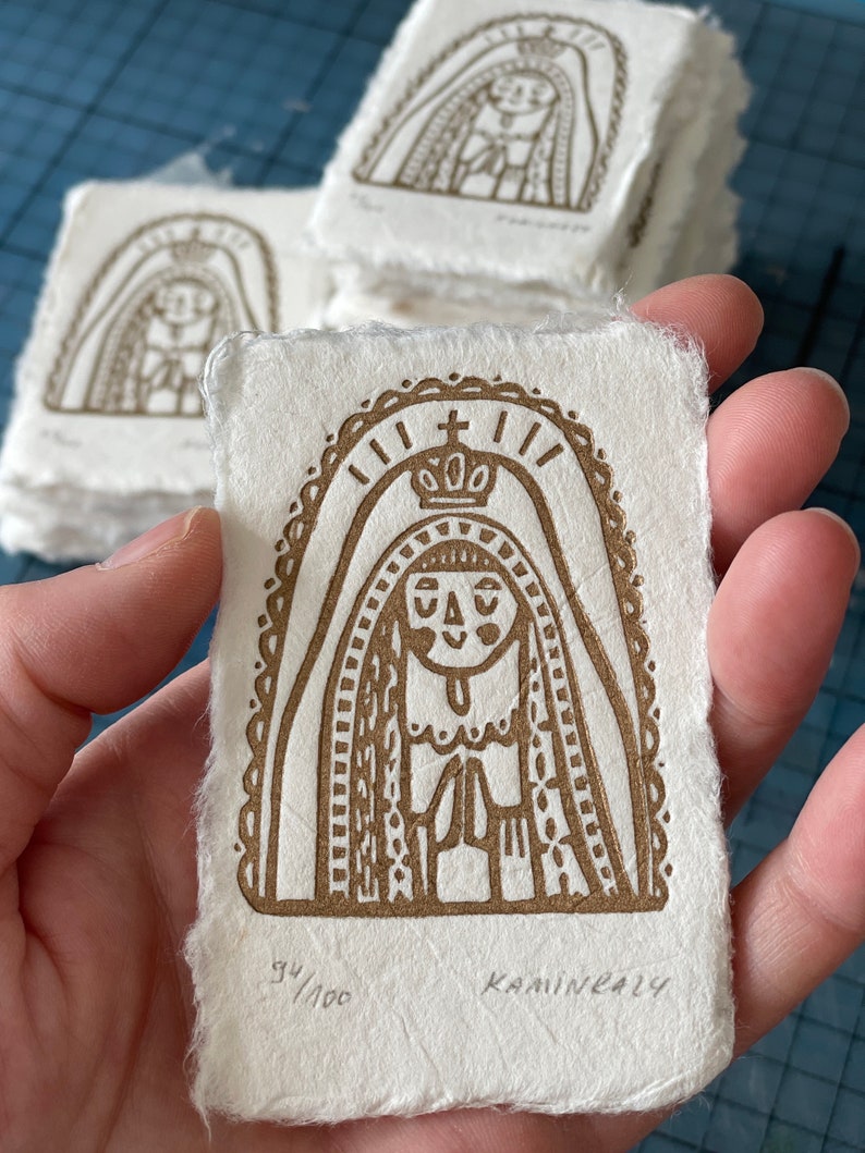 Little Mary Lino print image 6