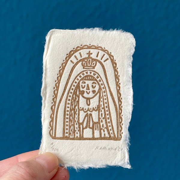 Little Mary | Lino print