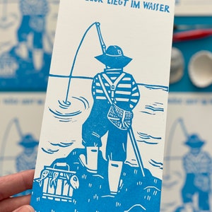 Pescador | tarjeta postal