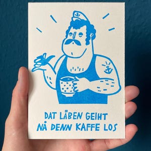 Primo caffè | Cartolina