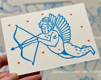 Cupid love angel | postcard