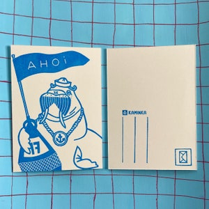 Wim das Walross | Postkarte