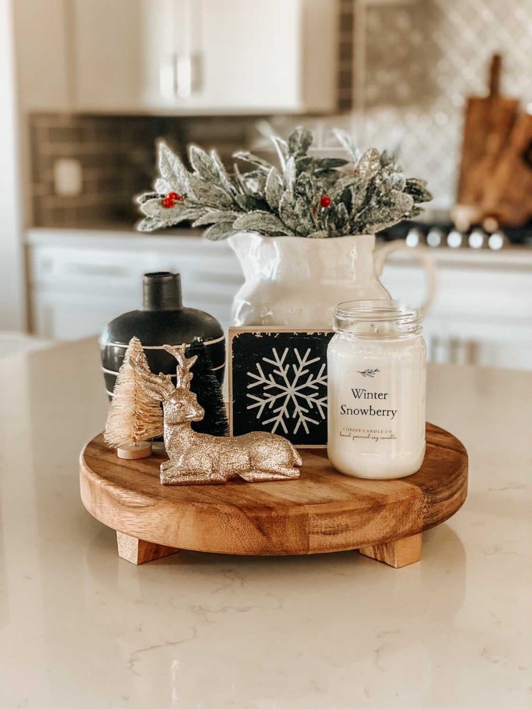 Natural Soy Christmas Candles Mason Jar Candles Etsy