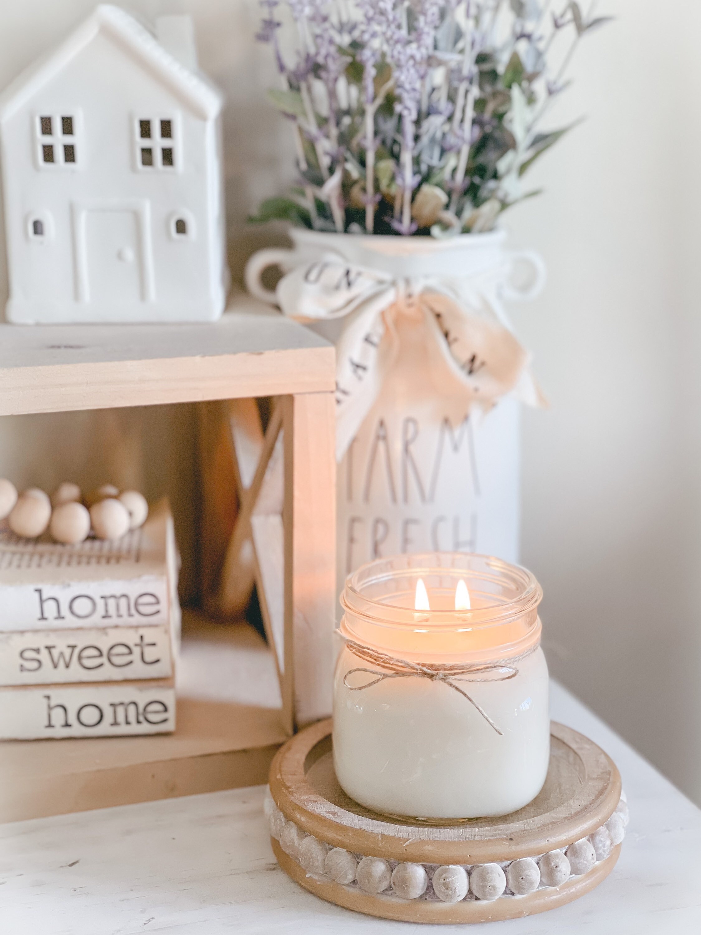 Double Wick Soy Candle Mason Jar Candle 2 Wick Candle Etsy