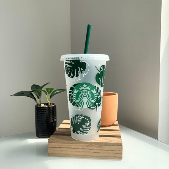 Starbucks China 2023 Summer wildflowers yellow Flower lid straw glass