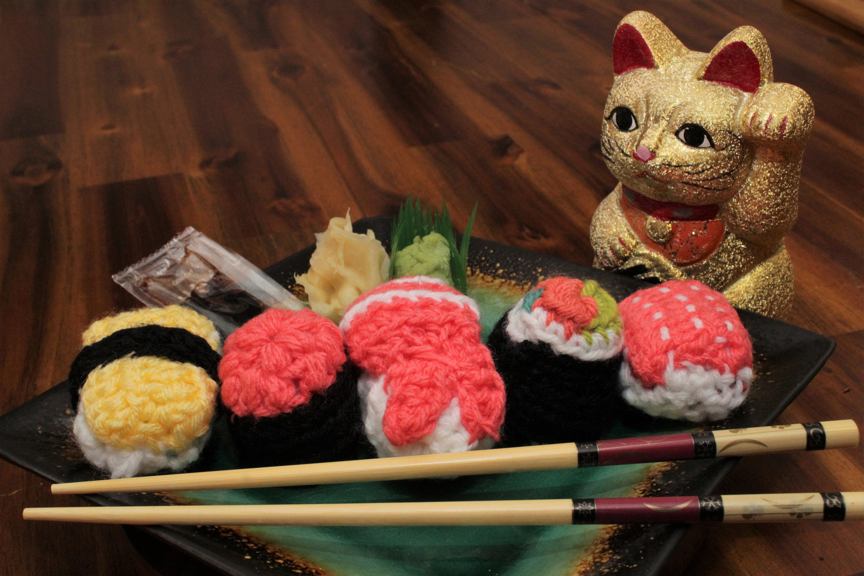 Sushi Catnip Cat Toy Set of 4 Etsy