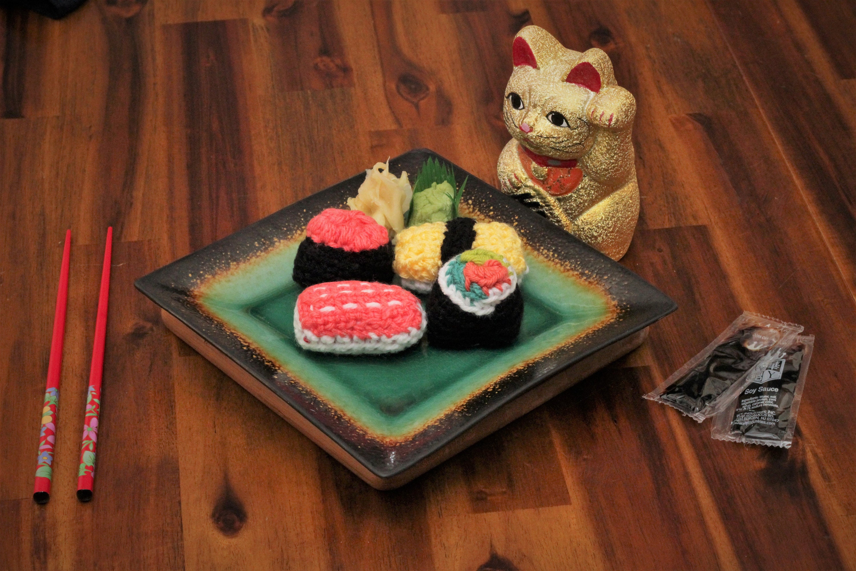 Sushi Catnip Cat Toy Set of 4 Etsy