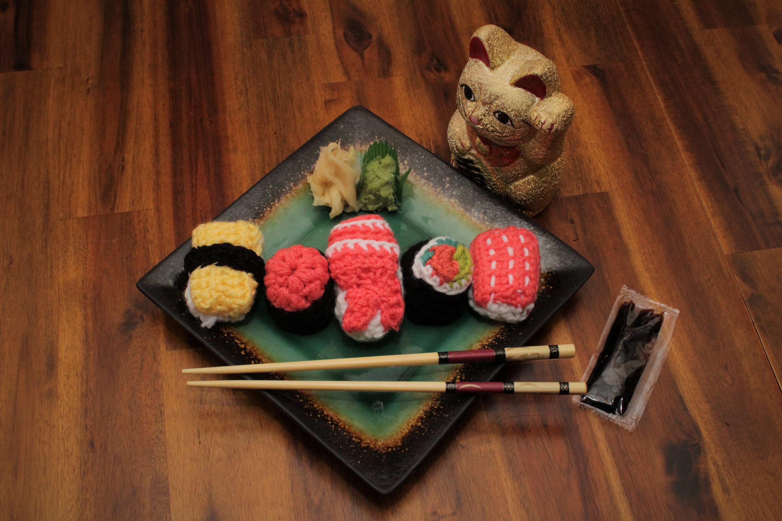 Sushi Catnip Cat Toy Set of 4 Etsy