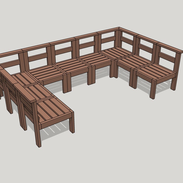 Outdoor Sectional Plans & Tutorial