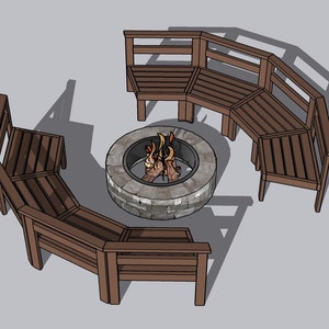 Round Outdoor Sectional Plans & Tutorial