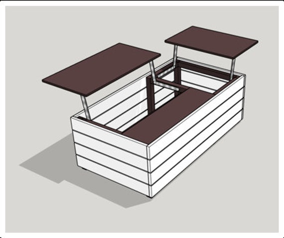 Plans et tutoriel de table basse relevable