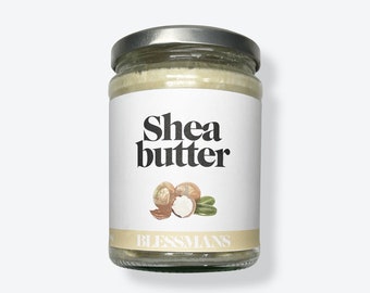 100% Shea butter certified organic| Plastic free packaging | body butter, skin moisturiser