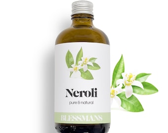 Pure neroli essential oil | less plastic packaging | for skin and hair no preservatives or additives