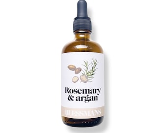 Pure rosemary and argan oil | hair oil regrow and strengthen hair